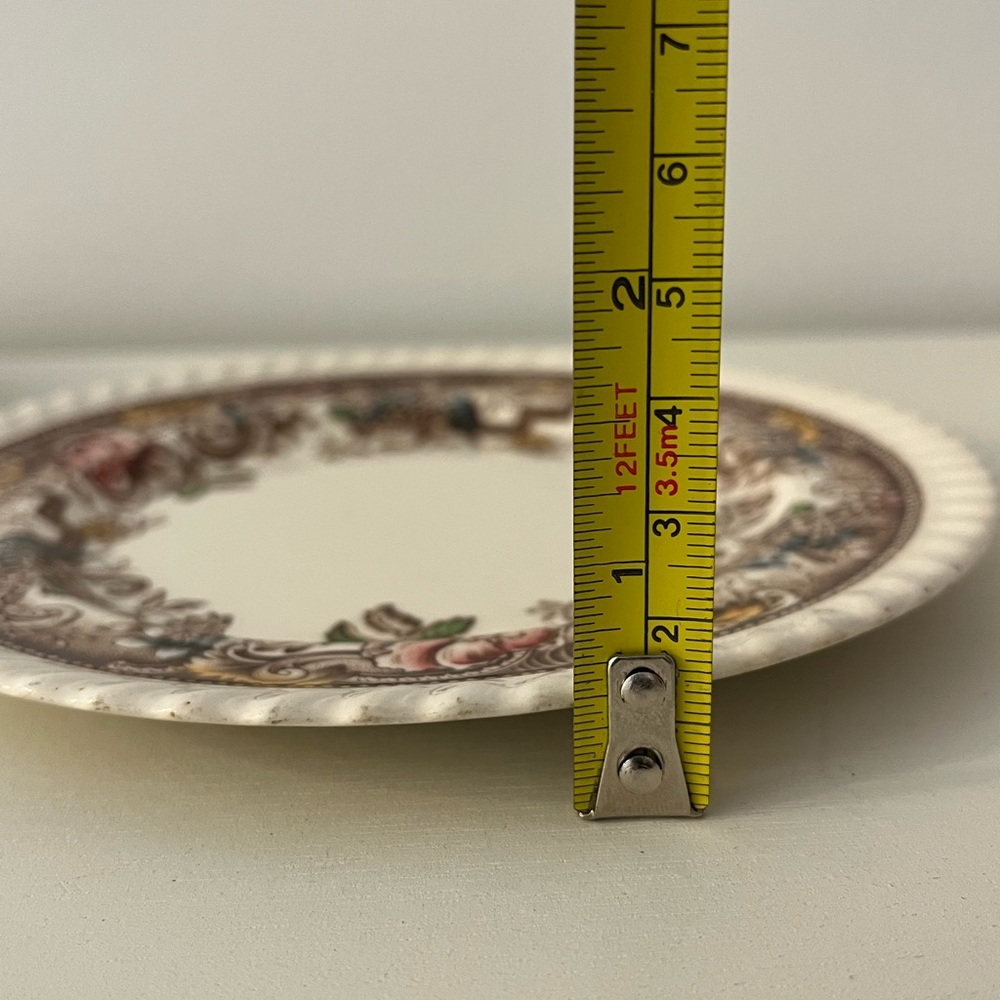 Set of 4 Vintage Johnson Brothers Devonshire Plates Brown Floral - Picture 7 of 12